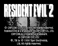 Resident Evil 2 screenshot 3 for Game.Com